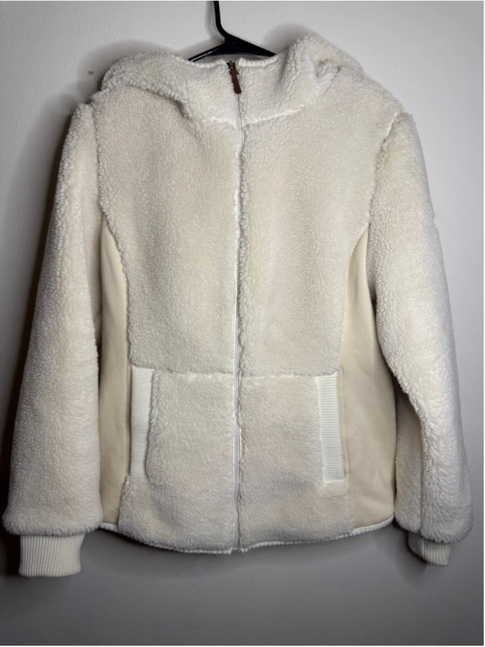 Women's Koolaburra by UGG Teddy Jacket Size S White Beige